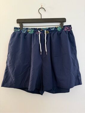 Mens Simply Southern XL Navy Swim Trunks Boxer Liner Matching Shirt Available